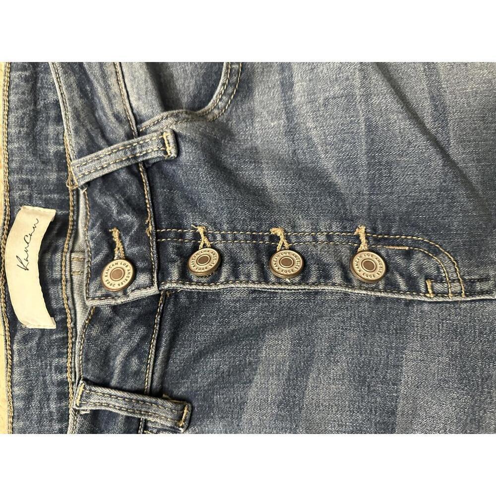 KanCan medium wash high-rise button fly cropped jeans Size 31 - Picture 4 of 11